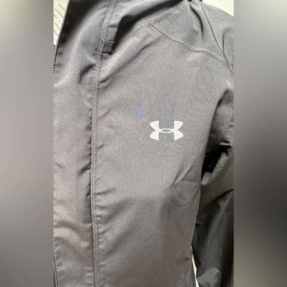 Under armour rain jacket black and grey xsmall - Picture 4 of 4